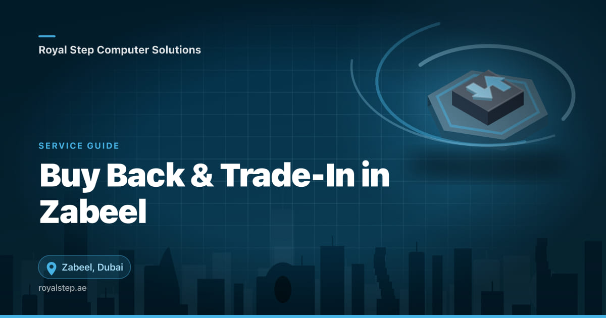 Buy Back & Trade-In in Zabeel | Royal Step