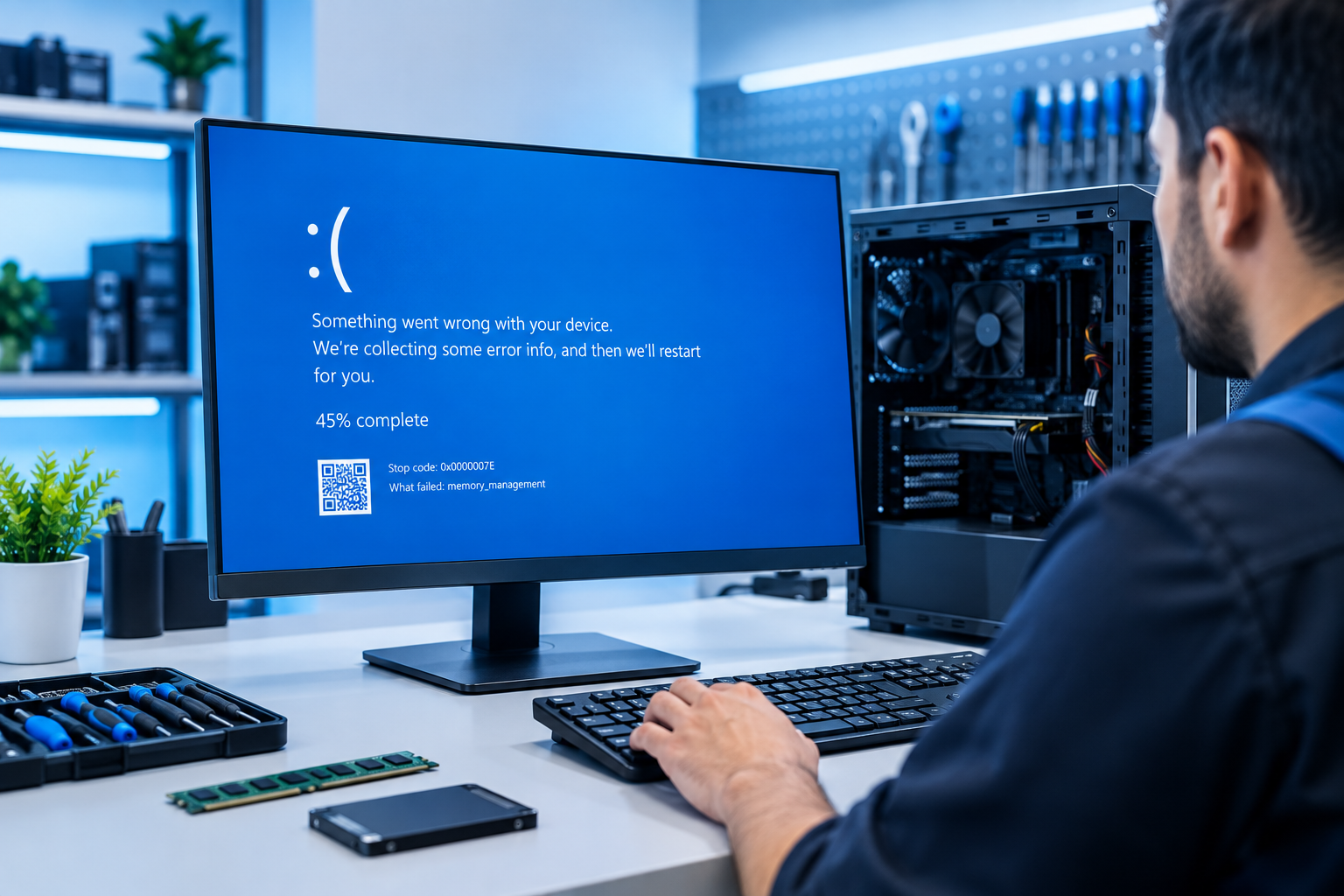 Blue Screen Errors on Windows: Reading the Code Before You Panic